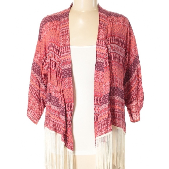 Hollister boho fringe kimono size XS/S // 1333 - Picture 1 of 6